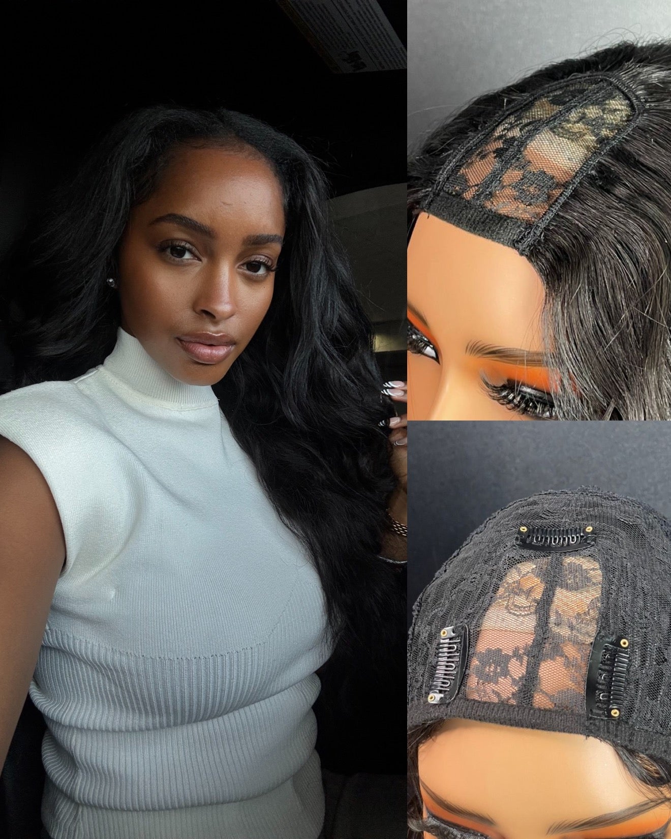 U-Part wig